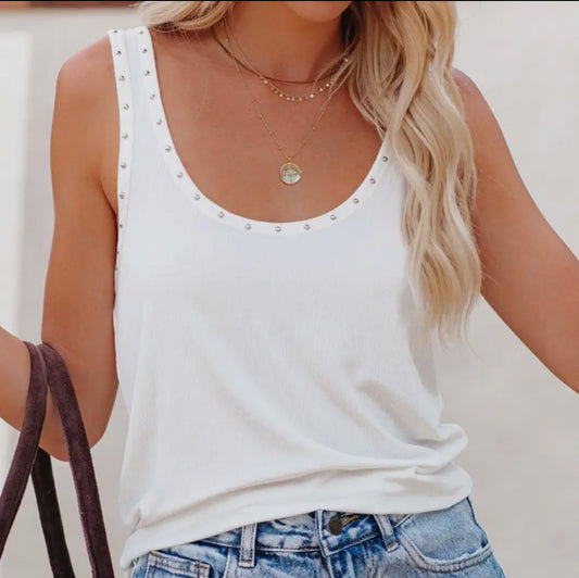 Casual Studded tank top