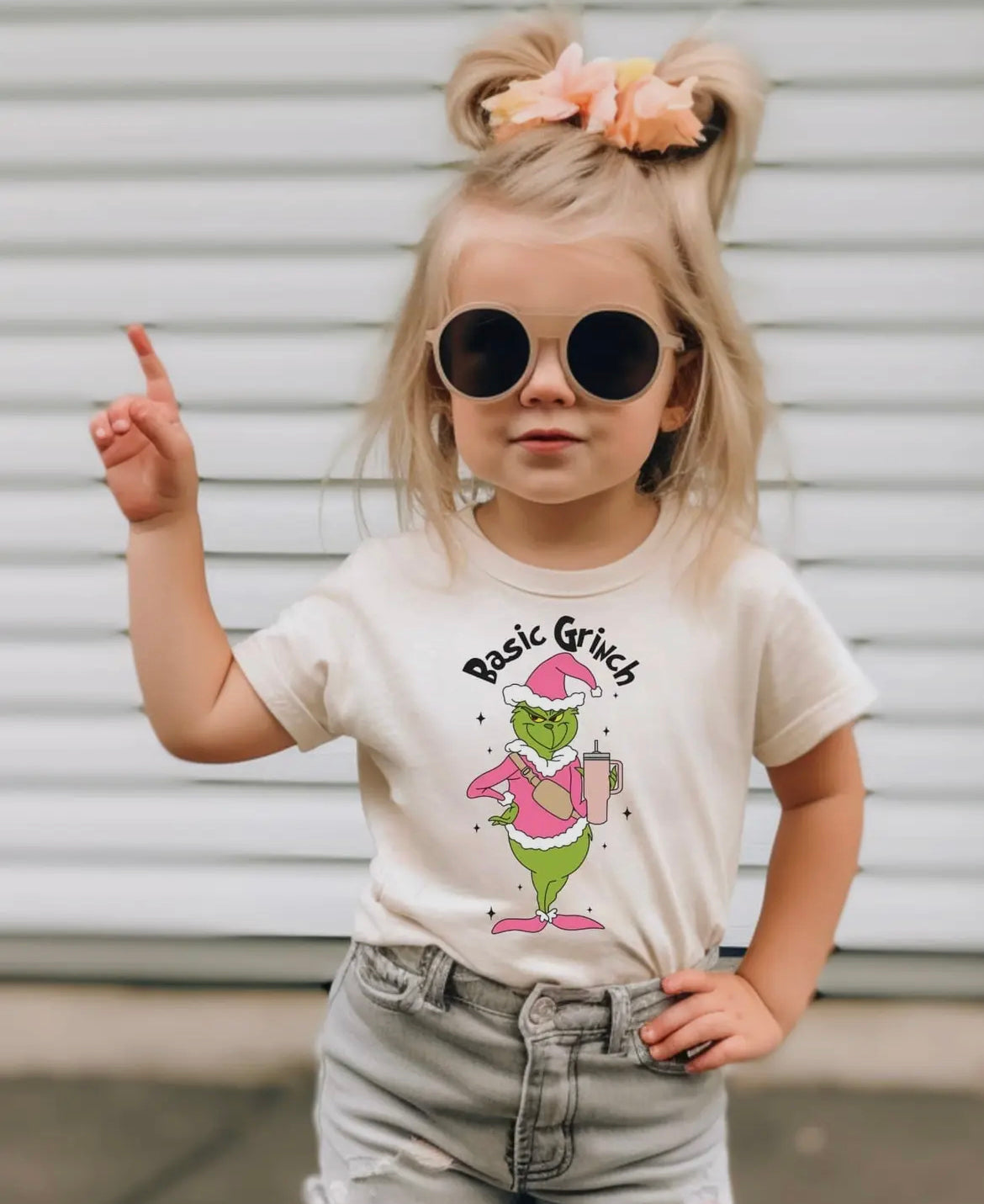 Kids Basic Grinch Graphic Tee