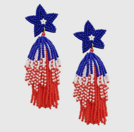 Star Tassel Earrings