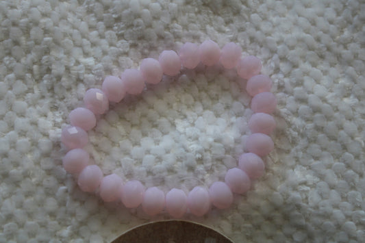 Pink Stretch Beads