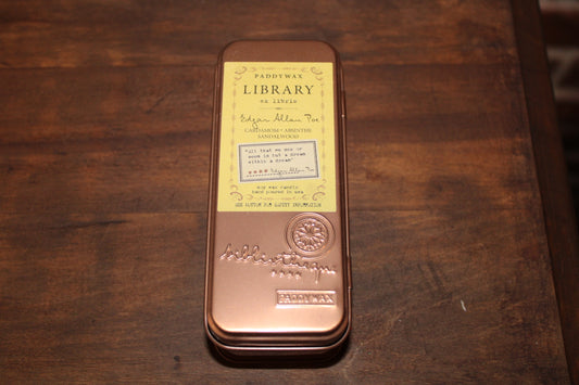 Library Tin Candle