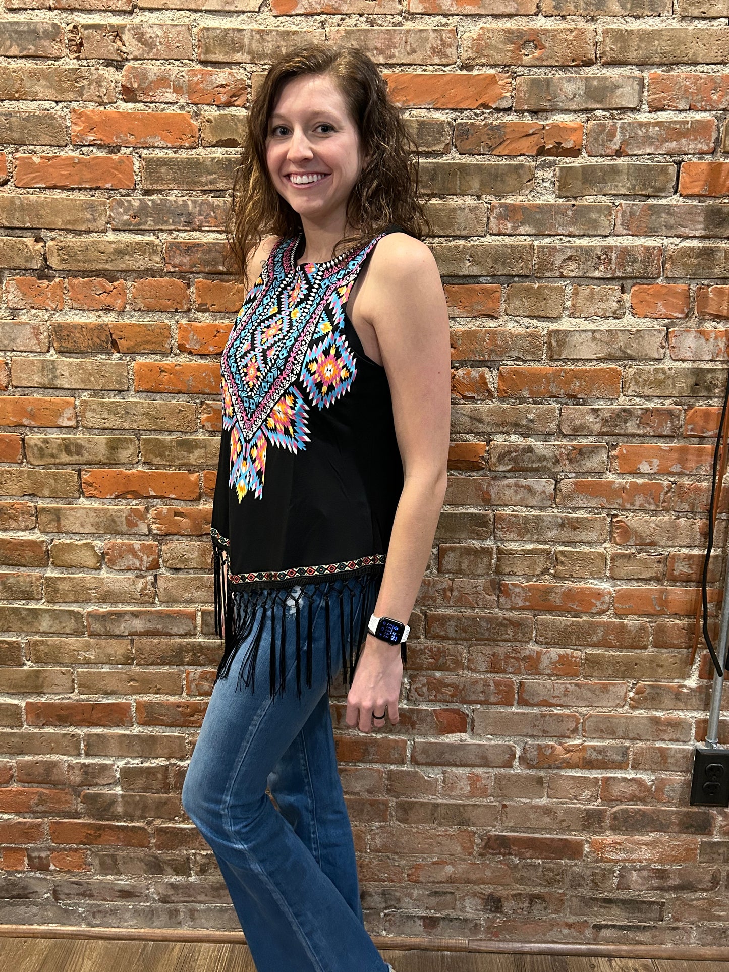 Aztec Fringe Tank