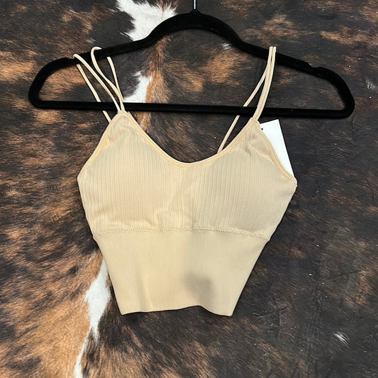 Double Strap Crop Top